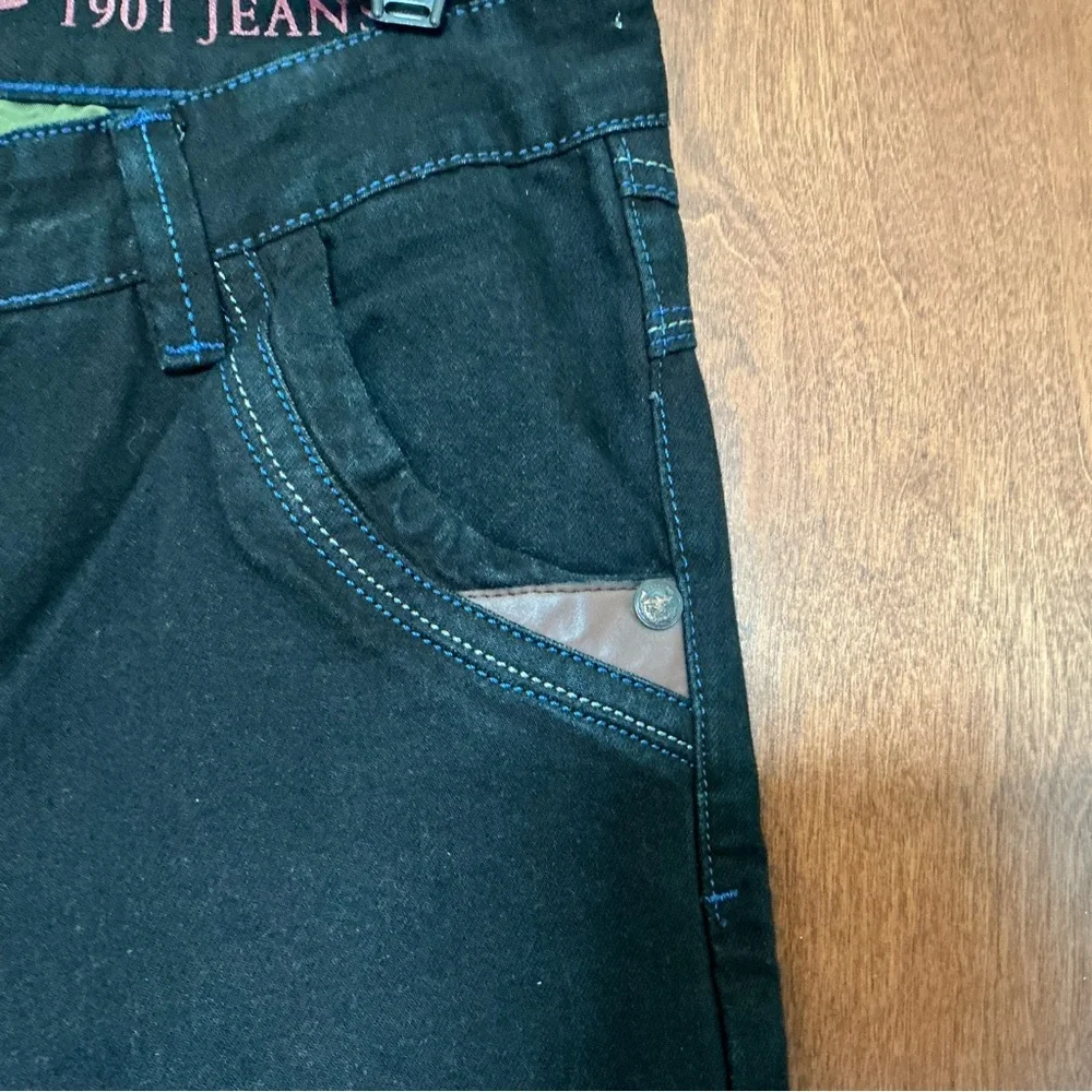 Mens Black Jeans Mens Black Denim Size 32x28 Bootcut